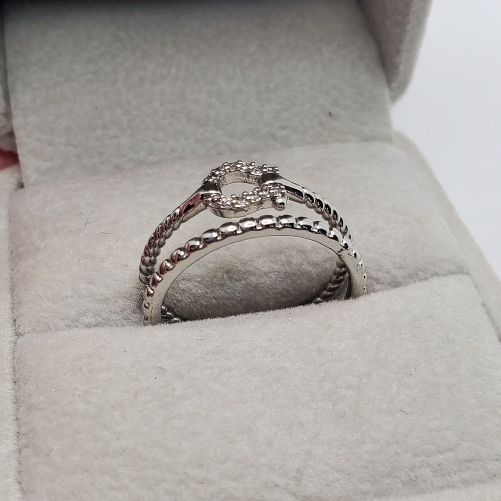 Buckle - Horseshoe Adjustable Ring - Picture 5 of 6